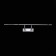 ST LUCE Painting SL595.111.01. 1x15 W, LED, 4000K, 75.5x5 cm, chromium color