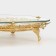 2-tier stand for desserts and fruits, d = 29/20 cm, h = 40 cm, golden color of gold