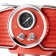 Coffee machine KitFort KT-7125-1, 1230-1465 W, 19 bar, 1.8 l, lane length 1 m, red