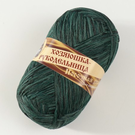 Yarn "Nosomic supplement" 100% polypropylene 200 ± 20m/50g set 2pcs (green, snow -white)-2