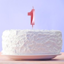 Candle for the cake, the number 