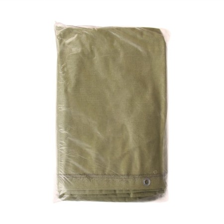 Fire tarpaulin tarpaulin, 4 × 2 m, density 400 g/m², steps 1 m, green-2
