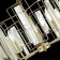 Suspended EVOLUCE lamp. Sle103403-05. Giano. 5x40 watts, E14, 56x56x28 cm, champagne color