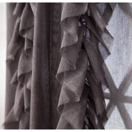 Set of curtains "Ivi", gray-1