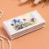 The casket "Anyutin Eyes Watercolor", white, 8.5 × 17 cm, lacquer miniature
