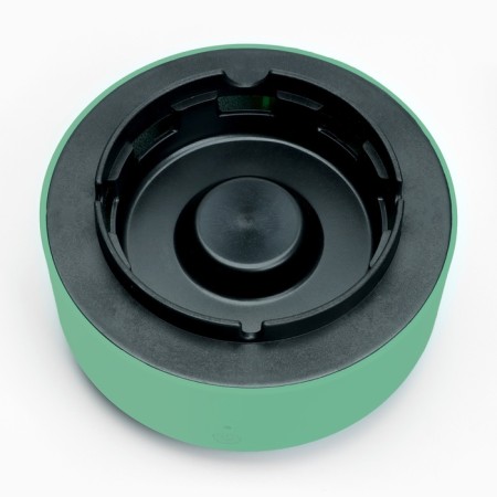 Electronic ashtray with air purifier, timer, 5 aromatables 13.2 x 7.5 cm, 2 aa-4