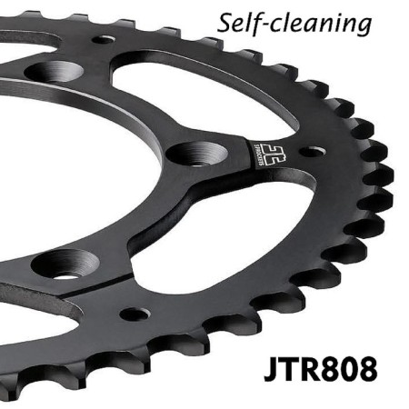 Leading star, JT 808.48SC with self -cleaning, chain 520, 48 teeth