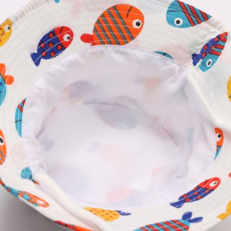 Panama Children's KAFTAN "FISH" R.52 White-5