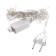 Set for experiments "New Year's garland. Gift ", 10 lamps, 1 mode, white light, 220 V
