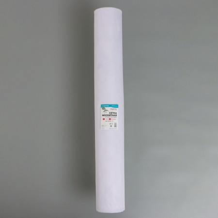 Antimoscate grid for windows and doors, width - 100 cm, white color (in a roll 50 m)-3