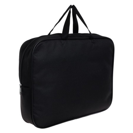 Folder with handles textile A4, 350 x 270 x 70 mm, calligrata "office", inner pocket, black