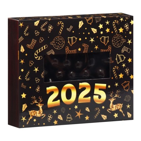 New Year. Chocolate dragee "Arachis in chocolate" Holiday, 100 g-1