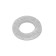 Puck flat tundra krep, din125, m8, zinc, 1 kg