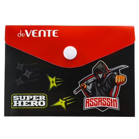 A7 button folder-convert, design 105 x 74mm, 180MKM, Devente Superhero, mix, stamping foil, 3071235-2