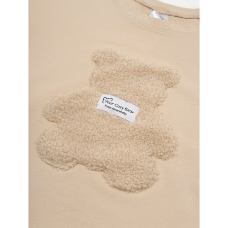 T -shirt Children's Amarobaby Bear, height 122 cm, beige color-11