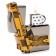 Gas lighter "Pistol", Piezo, Black