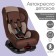 Car crusad crumb I am Support, group 0+/1, up to 18 kg, (0-4 years) light brown/brown