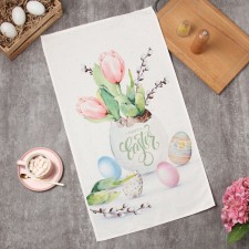 Ethel towel Happy Easter 40x73cm, 100% HL, sarzha 190 g/m2