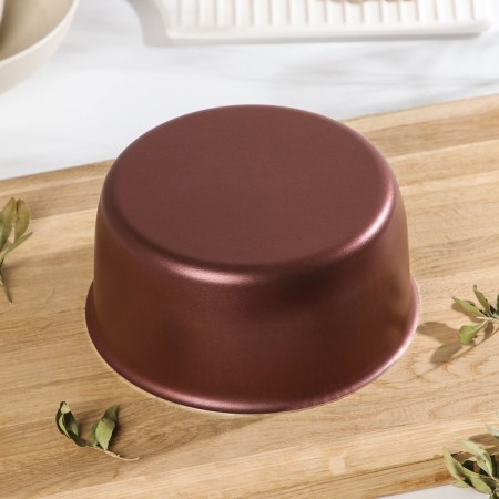 Form for Easter cake, D = 16 cm, with anti -stick coating, burgundy color-2