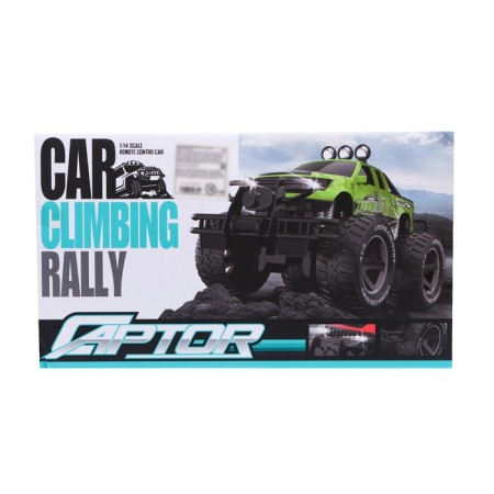 Radio -controlled jeep "Bigfoot", 1:14, works from the battery, the color is blue-6