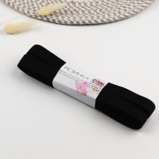 Knitted elastic, 20 mm, 10 ± 0.5 m, black color