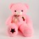 Soft toy "Bear", with stars, 80 cm, pink color