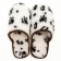 Women's slippers, milk "Paws", size 36
