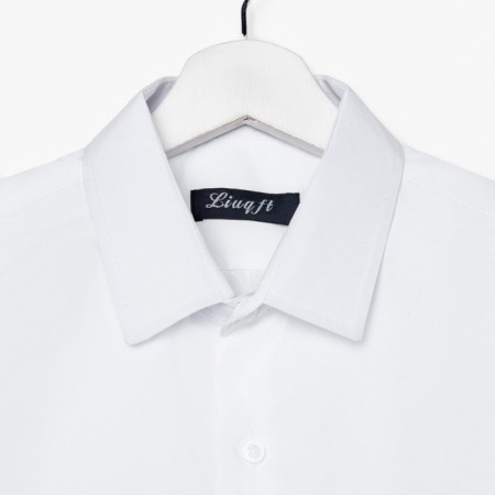 School shirt for a boy, white color, height 152 cm-1
