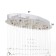 Cascade Jacqueline GU10 40W chrome 73x33x65 cm Bayerlux