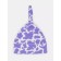 Diamond cocoon with a cap Rant Milk-Aholic, height 62 cm, purple color