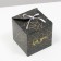 Folding box "Golden Geometry", 14 x 14 x 14 cm
