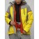 Ski suit female, size 58, yellow color