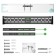 Black Black 43 "-85" Max. 68.2kg, wall-mounted bracket