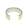 Solomon watch strap, 18 mm, metal, L-15.5 cm, corrugated