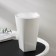 Kashpo for flowers with an insert "Grace", 1.4 l (800 ml), white color