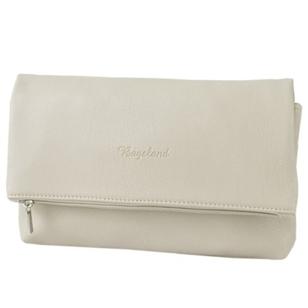 Women's bag B2743-23112, beige color, artificial leather, 27x7x15 cm