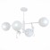 Ceiling EVOLUCE lamp. Sle115102-04. Tenato. 4x60 watts, E14, 71x71x50 cm, white color