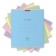 A notebook of 96 sheets in a ruler, Erichkrause "Classic", cover coated a cardboard, an offset unit, whiteness 100%, mix