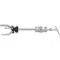 Jonnesway AE310008 bearings puller, with internal and outdoor grips