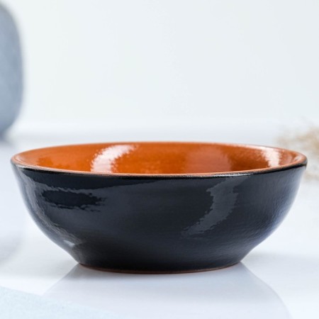 Set of dishes "Vyatka ceramics" 2.5l + 4x0.5l + spoon, black-4