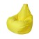 Armchair - a bag "drop s", diameter 85 cm, height 130 cm, yellow color