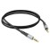 Cable AUX HOCO UPA22, Jack 3.5 mm (M) - Jack 3.5 mm (M), 1 m, silicone, black