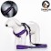 The ammunition set is soft, reflective, leash 120 x 2 cm, Osh 25-72 cm, purple