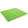 Half plastic for rabbits and chickens, 25 × 25 cm, green