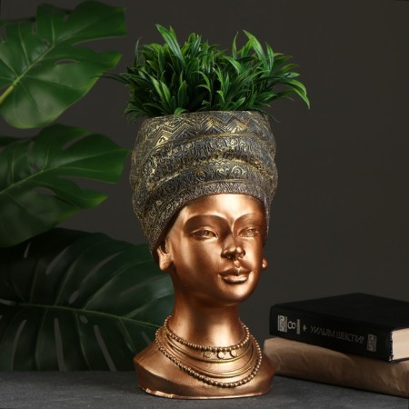 VAZ-stand for jewelry "African", bronze, 3.5 l/33x20cm-1