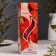 Antique aromatic "strawberry" candle, 2.3x 24.5 cm, 5 hours, 55 g, red
