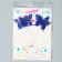 Set for decorating "butterflies", blue color