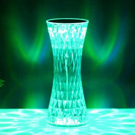 Table lamp with PDD "Crystal" LED 16 colors RGB touch 8x8x19 cm Risalux-6