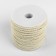 Weaving cord, cotton, d = 4 mm, 50 ± 1 m, without core, white color
