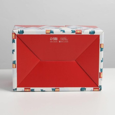 Folding box "Winter City", 22 x 15 x 10 cm, new year-6